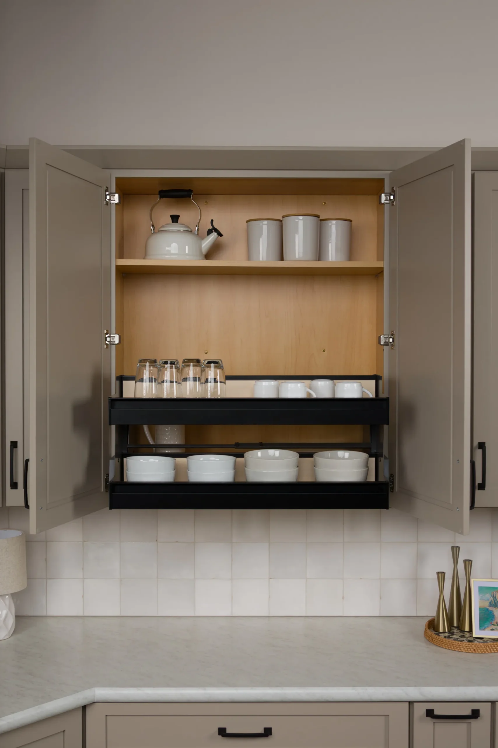 Customizable Pull-Down Organizer
