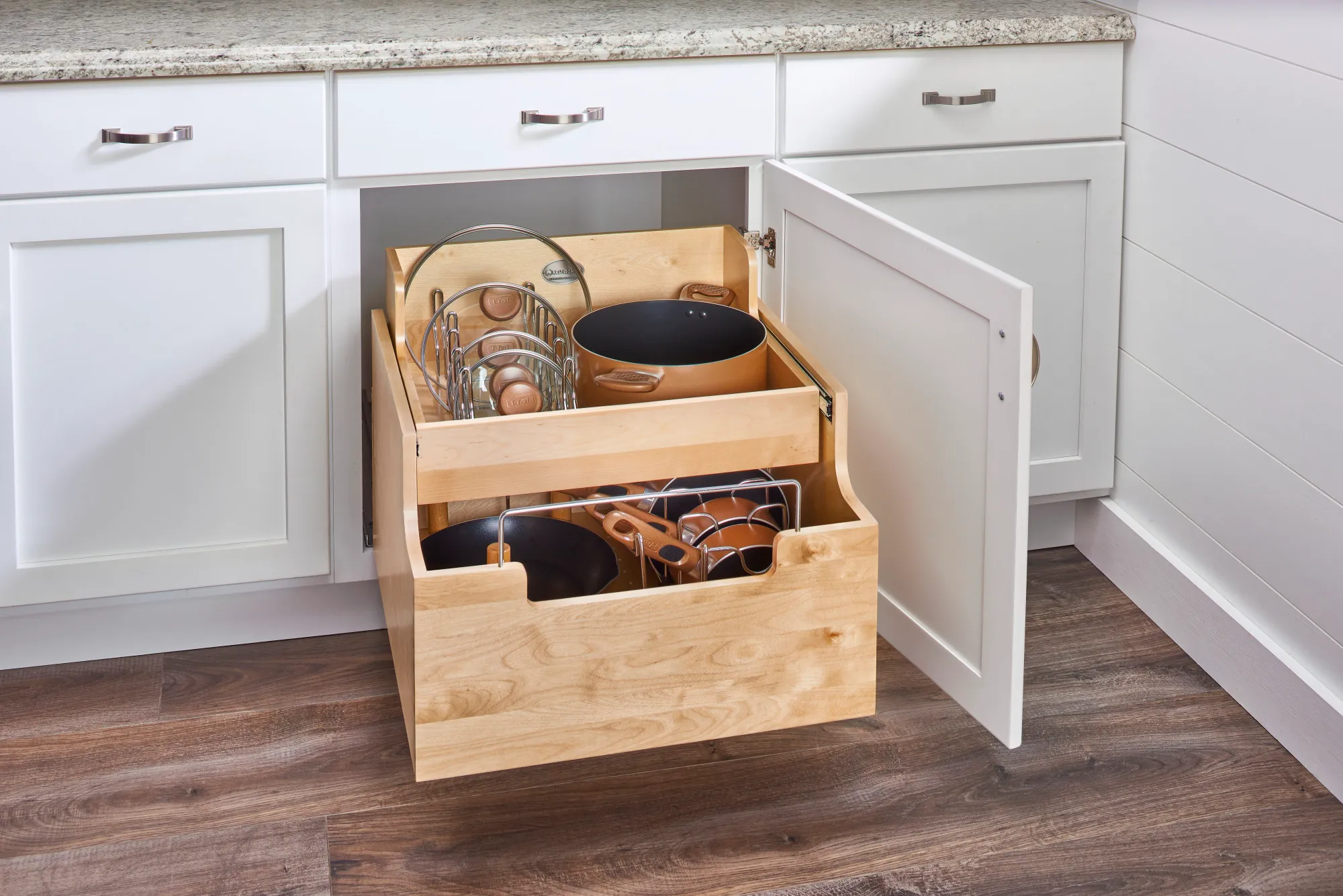 Wood Cookware Organizer