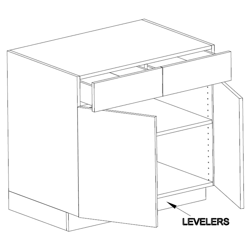 Base 2 Door 2 Drawer