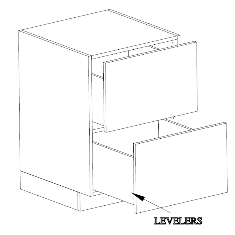 Base Cabinet 2 Drawers
