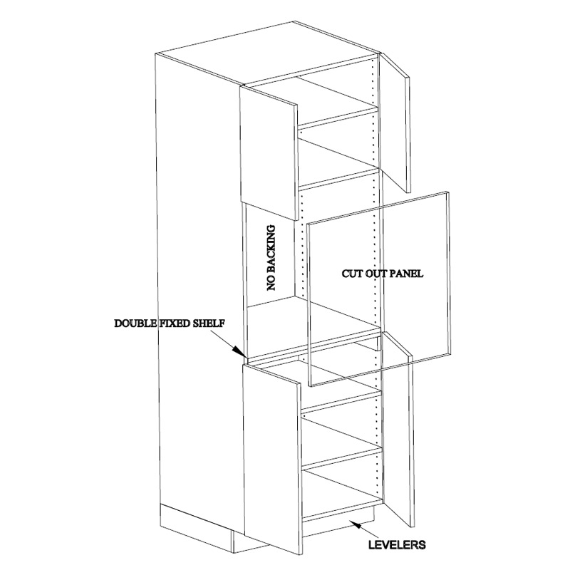 Single Oven Tall Cabinet