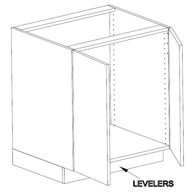 Sink Base Full Height 2 Doors