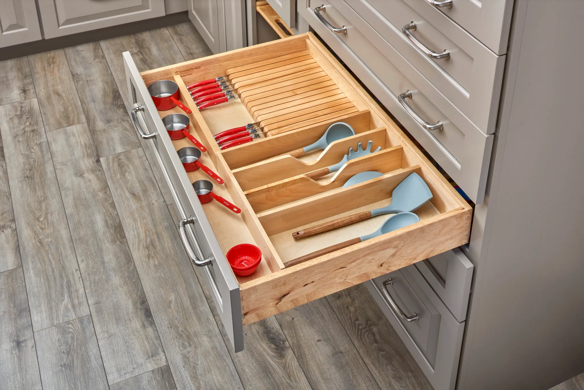 Wood Utensil Tray Insert